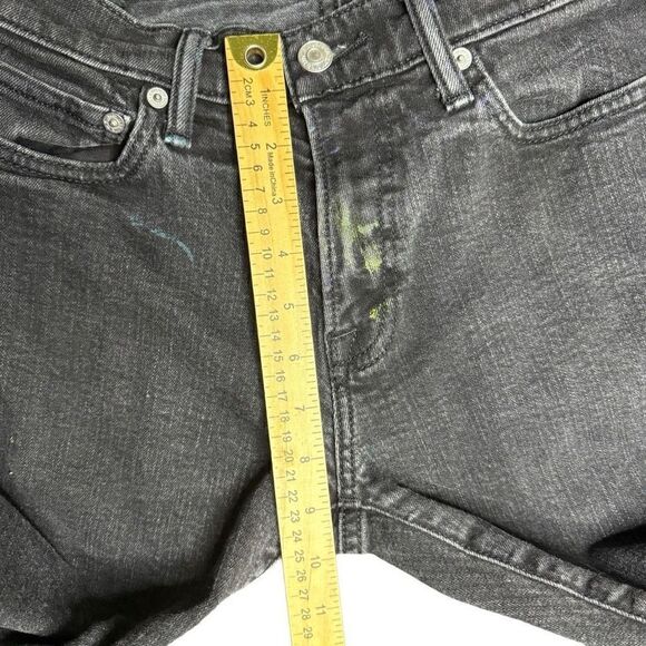 Abercrombie and Fitch Athletic Skinny Stretch Black Jeans Womens 30x30 Y2K - Picture 11 of 12